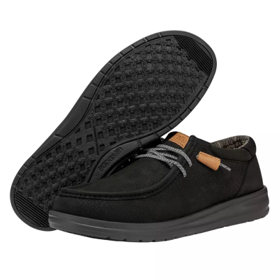 Мъжки Ежедневни HEY DUDE - 40175-001 WALLY GRIP CRAFT BLACK