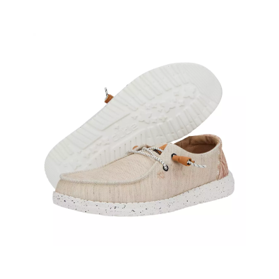 Дамски Ежедневни HEY DUDE-40753-100 WENDY HEATHERED WHITE
