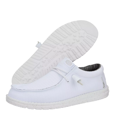 Мъжки Ежедневни HEY DUDE - 40403-143 WALLY SPORT WHITE