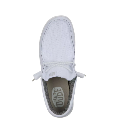 Мъжки Ежедневни HEY DUDE - 40403-143 WALLY SPORT WHITE