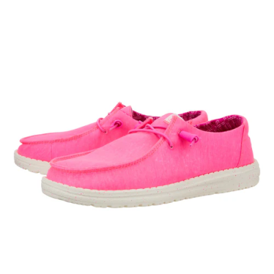 Дамски Ежедневни HEY DUDE-40902-676 WENDY STRETCH NEON PINK