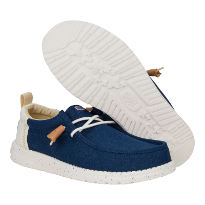 Мъжки Ежедневни HEY DUDE - 43086-4UA WALLY SUMMER BLUE/WHITE