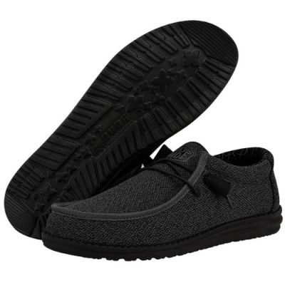 Дамски Ежедневни HEY DUDE-40019-0XJ WALLY SOX BLACK
