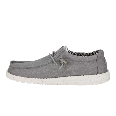 Мъжки Ежедневни HEY DUDE - 40700-007 WALLY STRETCH LIGHT GREY