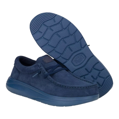Мъжки Ежедневни HEY DUDE - 41975-4WT WALLY COMF NAVY/BLUE