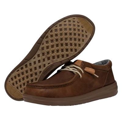 Мъжки Ежедневни HEY DUDE - 40175-255 WALLY GRIP CRAFT BROWN