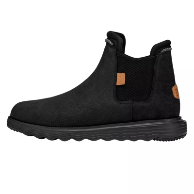 Мъжки Ежедневни Боти HEY DUDE - 40187-001 BRANSON CRAFT BLACK