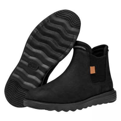 Мъжки Ежедневни Боти HEY DUDE - 40187-001 BRANSON CRAFT BLACK