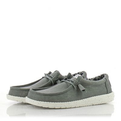 Мъжки Ежедневни HEY DUDE - 40700-007 WALLY STRETCH LIGHT GREY