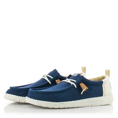 Мъжки Ежедневни HEY DUDE - 43086-4UA WALLY SUMMER BLUE/WHITE