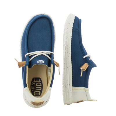 Мъжки Ежедневни HEY DUDE - 43086-4UA WALLY SUMMER BLUE/WHITE