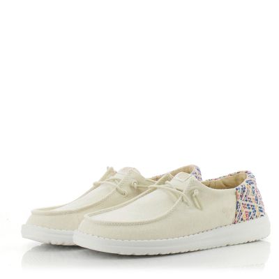 Дамски Ежедневни HEY DUDE - 43156-1MV WENDY FUNK IVORY/MULTI