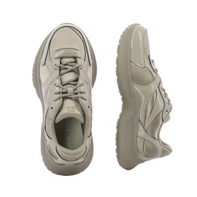 Дамски Сникърс HUGO - 50552668 STARLIT RUNN NPKST LIGHT BEIGE