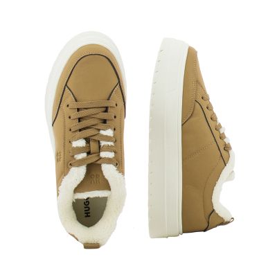 Дамски Сникърс HUGO - 50552645 LYSSA TENN BPFR PASTEL BROWN