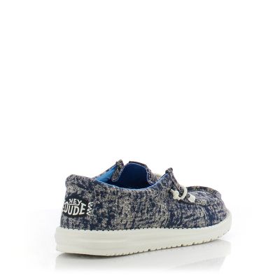 Мъжки Ежедневни HEY DUDE - 43091-4VE WALLY SURF NAVY/WHITE