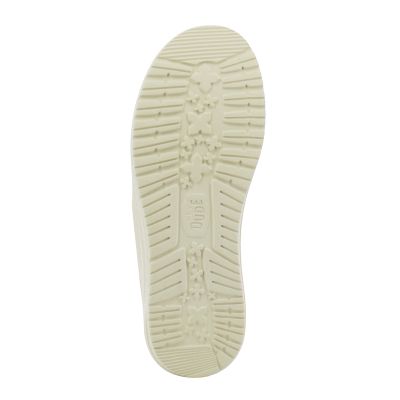 Мъжки Ежедневни HEY DUDE - 40700-1KA WALLY STRETCH STONE WHITE