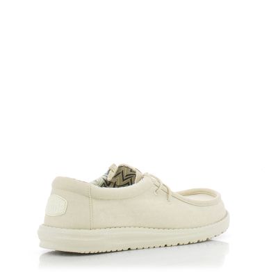 Мъжки Ежедневни HEY DUDE - 40700-1KA WALLY STRETCH STONE WHITE