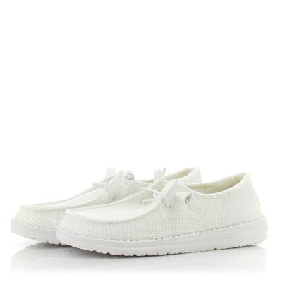 Дамски Ежедневни HEY DUDE - 40065-100 WENDY FUNK MONO WHITE