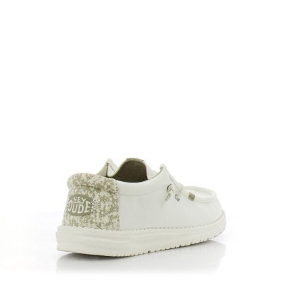 Мъжки Ежедневни HEY DUDE - 43091-1SO WALLY SURF WHITE/GREY
