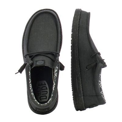 Мъжки Ежедневни HEY DUDE - 40700-060 WALLY STRETCH BLACK