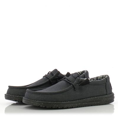 Мъжки Ежедневни HEY DUDE - 40700-060 WALLY STRETCH BLACK