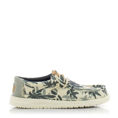 Мъжки Ежедневни HEY DUDE - 43087-0OF WALLY PALM EGRET/BLUE