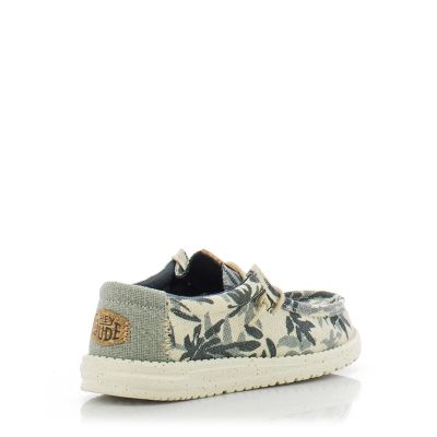 Мъжки Ежедневни HEY DUDE - 43087-0OF WALLY PALM EGRET/BLUE