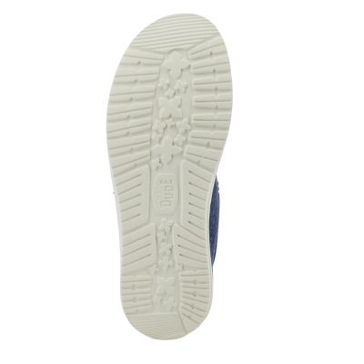 Мъжки Ежедневни HEY DUDE - 43087-4UJ WALLY PALM NAVY/RED