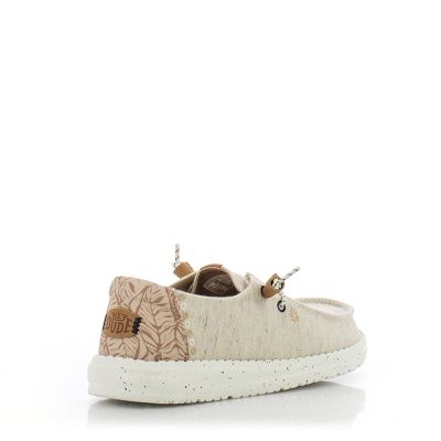 Дамски Ежедневни HEY DUDE - 40753-100 WENDY HEATHERED WHITE