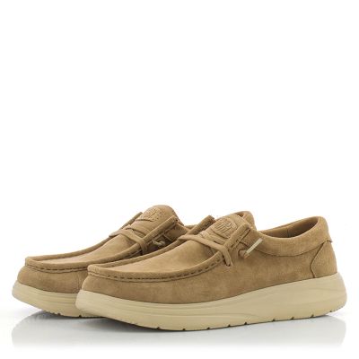 Мъжки Ежедневни HEY DUDE - 41975-2IW WALLY COMF BROWN/CREAM