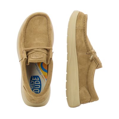 Мъжки Ежедневни HEY DUDE - 41975-2IW WALLY COMF BROWN/CREAM