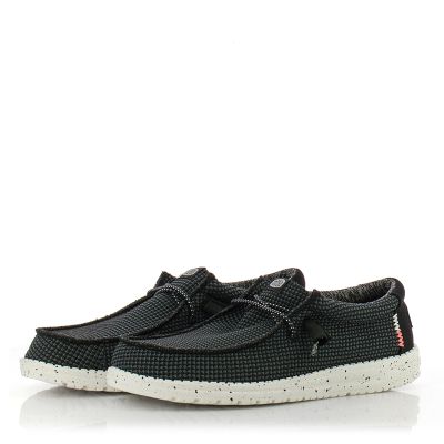Мъжки Ежедневни HEY DUDE - 40403-066 WALLY SPORT BLACK