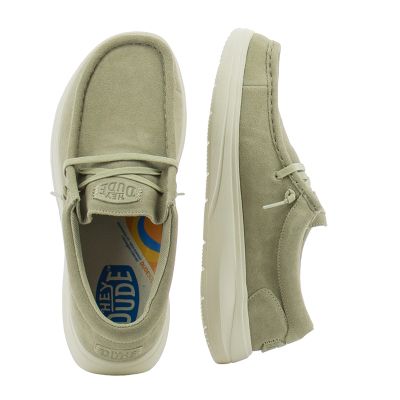 Мъжки Ежедневни HEY DUDE - 41975-1SN WALLY COMF GREY/SILVER