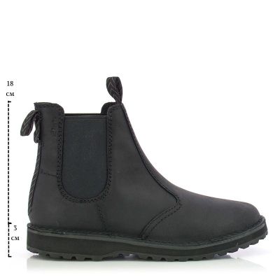 Мъжки Ежедневни Боти CLARKS-26179715 SOLSBURY EASY BLACK LEATHER