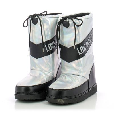 Дамски Спортни Боти MOSCHINO-JA24012G18IJ0902 IRIDESC. ARGENT