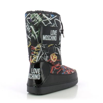 Дамски Спортни Боти MOSCHINO-JA24022G16IP200A ST. GRAFF. NE