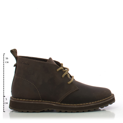 Мъжки Ежедневни Боти CLARKS-26179717 SOLSBURY DB DARK BROWN LEA