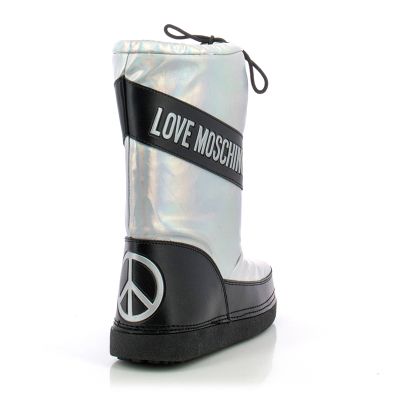 Дамски Спортни Боти MOSCHINO - JA24012G18IJ0902 IRIDESC. ARGENT