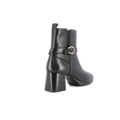 Дамски Боти На Ток GEOX - D46XBA D WALK PLEASURE 55 BLACK