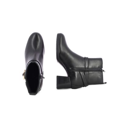 Дамски Боти На Ток GEOX - D46XBA D WALK PLEASURE 55 BLACK