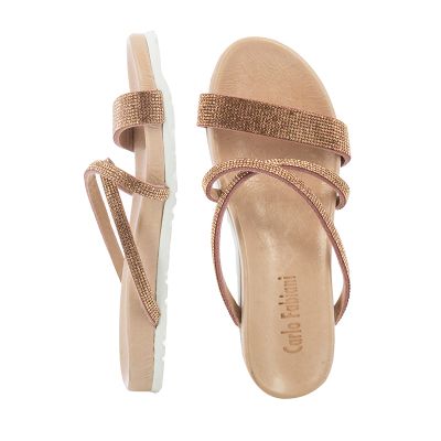 Дамски Равни Чехли  CARLO FABIANI - 57766-OLD розов