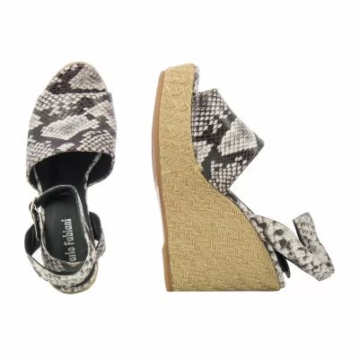 Дамски сандали на платформа CARLO FABIANI - 3422-SS19 черен