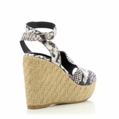 Дамски сандали на платформа CARLO FABIANI - 3422-SS19 черен