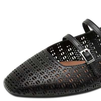 Балерини TAMARIS - 1-22132-46-006 BLACK STRUCT.