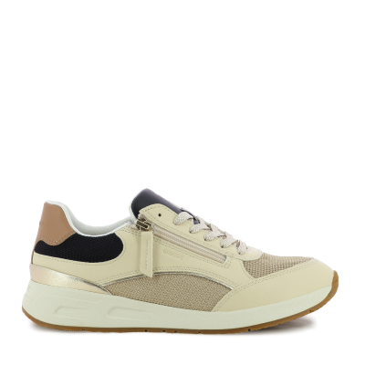 Дамски Сникърс GEOX - D65NQB D BULMYA PAPYRUS/BLACK