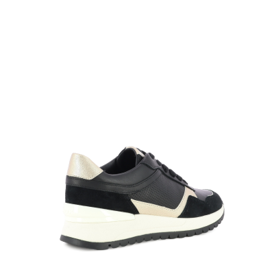Дамски Сникърс GEOX - D6500A D DESYA BLACK/LT GOLD