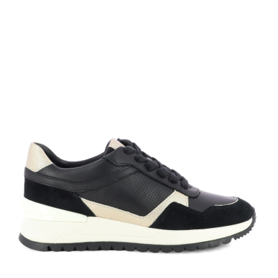 Дамски Сникърс GEOX - D6500A D DESYA BLACK/LT GOLD
