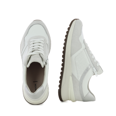 Дамски Сникърс GEOX - D6500A D DESYA WHITE/OFF WHITE