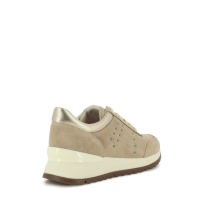 Дамски Сникърс GEOX - D6500B D DESYA CREAM/LT GOLD