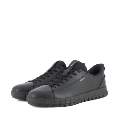 Мъжки Сникърс GEOX - U65MAA U FLEXTRIDE PLUS BLACK